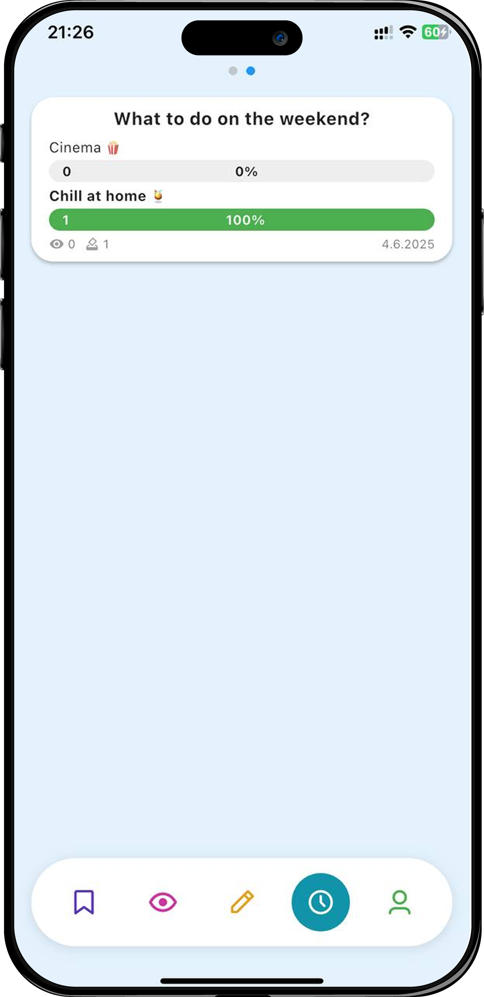 Unsaid App Screenshot - Content statistics